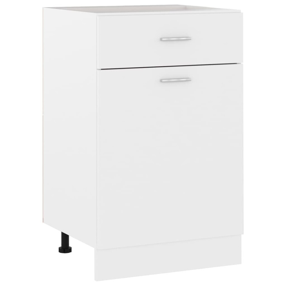 Vidaxl Kitchen Cabinet Engineered Wood Kitchen Storage Shelf Organiser White