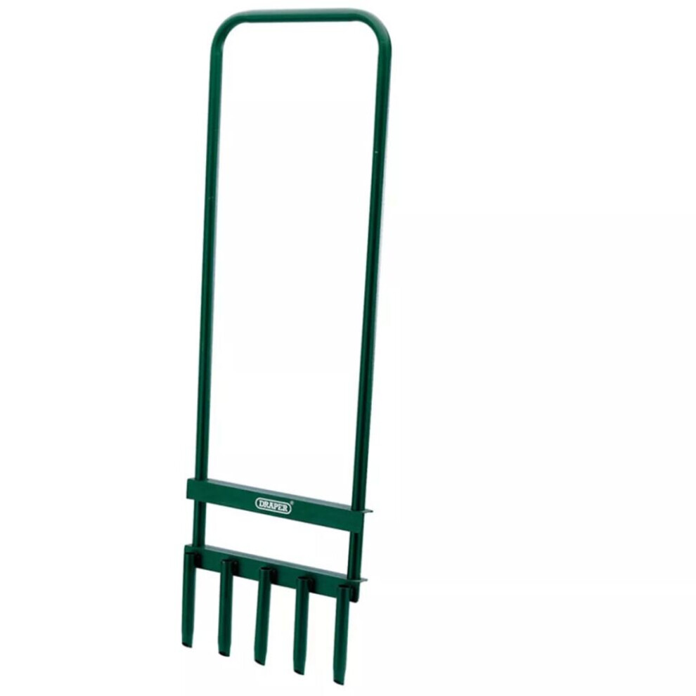 Draper Tools Lawn Aerator 29x93cm Green Garden Scarifier Dethatcher 30565