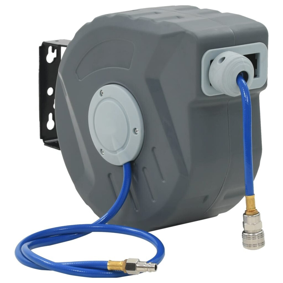 Vidaxl Automatic Air Hose Reel 3/8" 12M+1M Garage Workshop Compressor Tool
