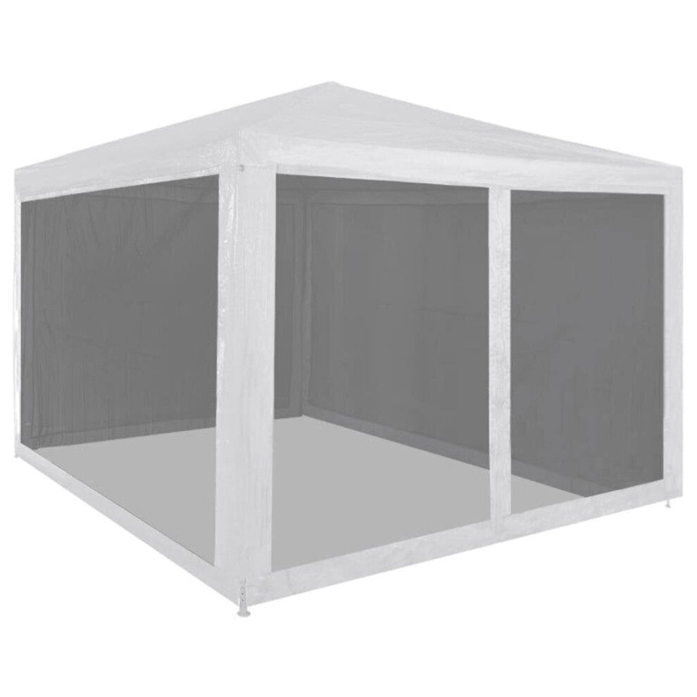 Vidaxl Party Tent With 4 Mesh Sidewalls 3X3m Outdoor Garden Gazebo Marquee