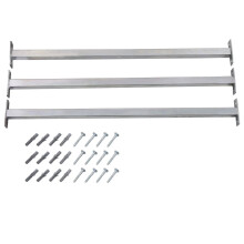 vidaXL 3x Adjustable Security Window Bars 710-1200mm Window Guard Home Office
