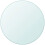 VidaXL vidaXL Table Top Tempered Glass Round 500mm Sturdy Replacement Protector Cover 1
