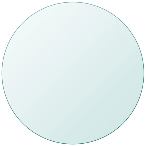 VidaXL vidaXL Table Top Tempered Glass Round 500mm Sturdy Replacement Protector Cover