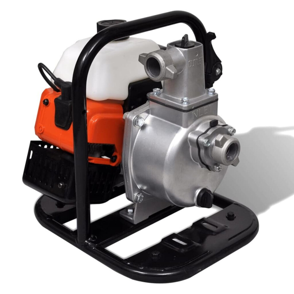 Vidaxl Petrol Powered Water Pump 2 Stroke 1.2Kw 0.95L Draining Irrigation