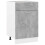 VidaXL vidaXL Kitchen Cabinet Concrete Grey Engineered Wood Kitchen Storage Organiser 1