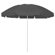vidaXL Strandschirm Anthrazit 240 cm