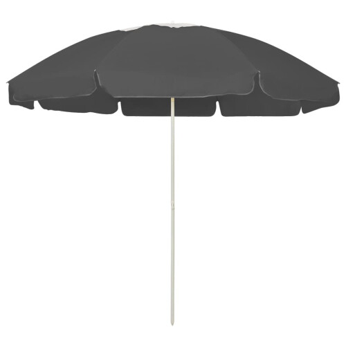 VidaXL vidaXL Strandschirm Anthrazit 240 cm