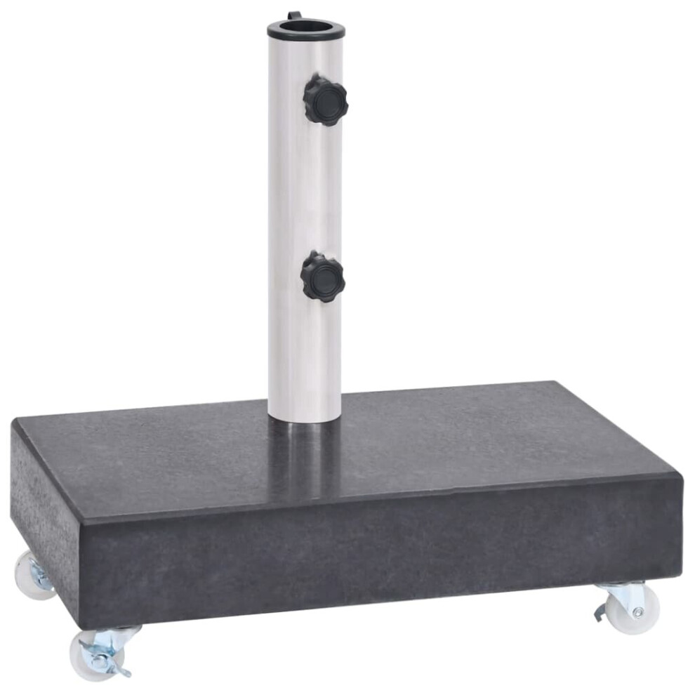 Vidaxl Umbrella Base Granite Parasol Base Stand Holder Outdoor Patio Black
