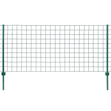 vidaXL Metallzaun Stahl 20 x 0,8 m Grün
