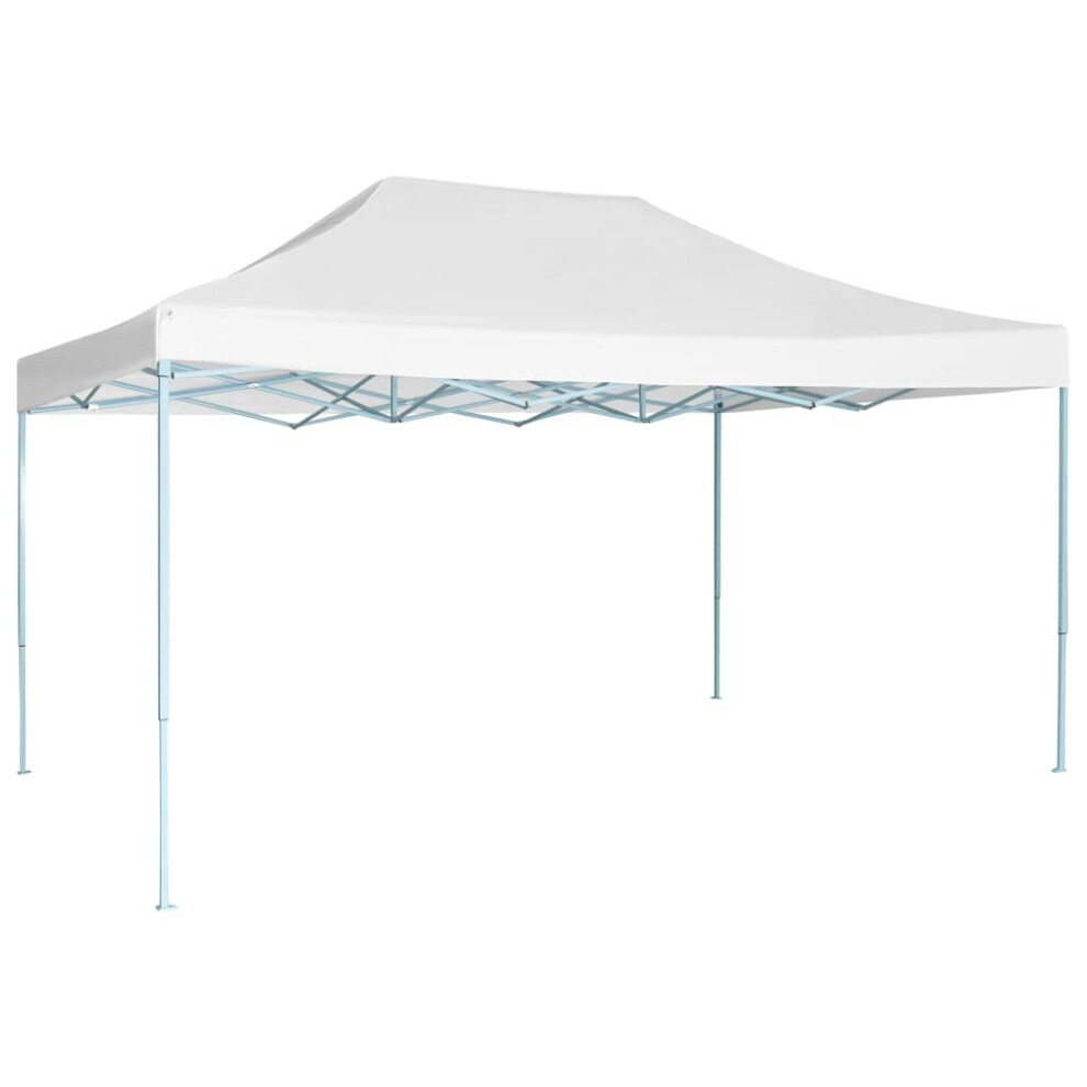 vidaXL Professional Folding Party Tent 3x4m White Steel Outdoor Canopy Gazebo