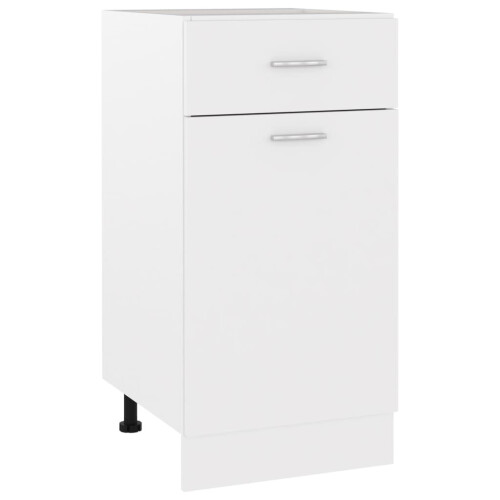 VidaXL vidaXL Kitchen Cabinet White Engineered Wood Kitchen Storage Shelf Organiser