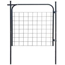 vidaXL Gartentor 100x100 cm Anthrazit