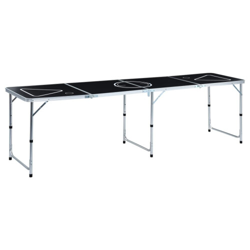 vidaXL foldbart ølpongbord 240 cm sort