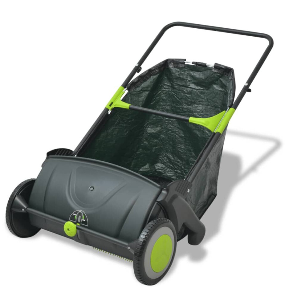 vidaXL Outdoor Garden Power Lawn Sweeper Leaf Grass Collector Remover 103 L