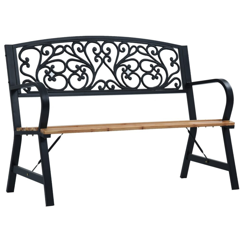 vidaXL Garden Bench 120cm Wood Outdoor Patio Seat Seating Chair Furniture-image-OPC-P5XS87X-NEW
