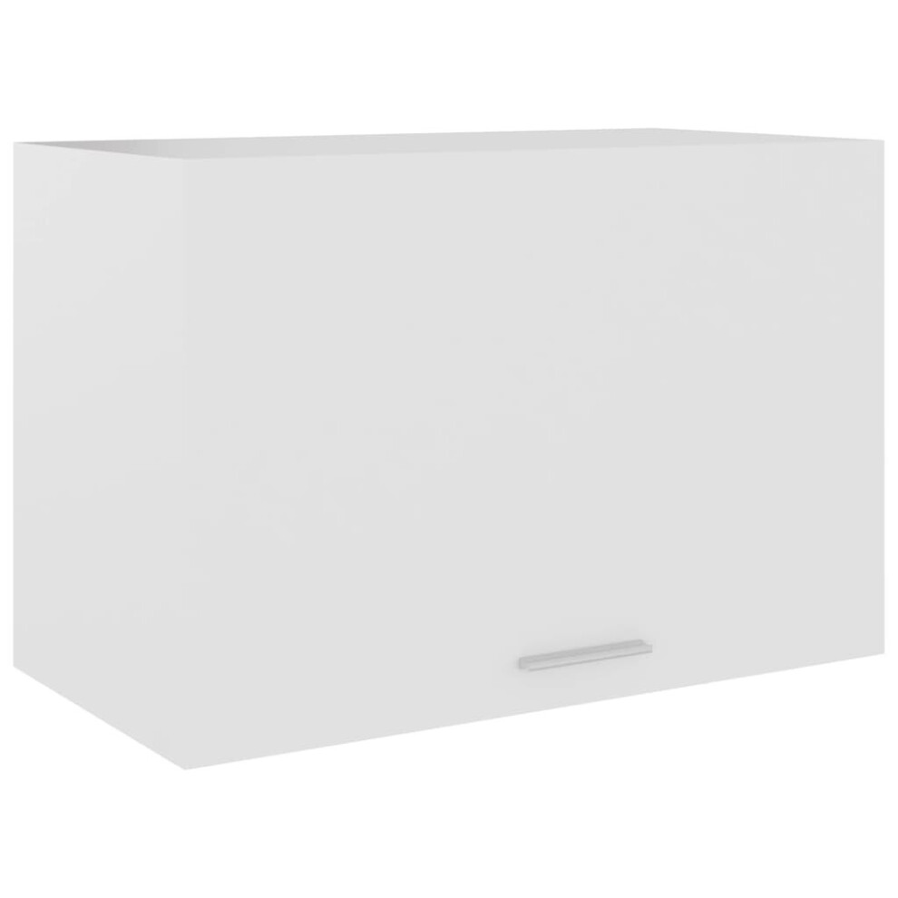 New Vidaxl Lyon Kitchen Wall Cabinet - Engineered Wood, 60X31x40 Cm, 60 Kg Load, 1 Shelf, Flip-Up Door | White 802513
