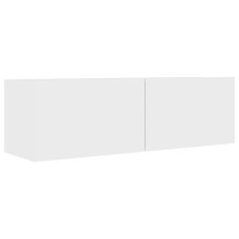 vidaXL TV Cabinet White Engineered Wood TV Hifi Stand Stereo Cabinet Furniture