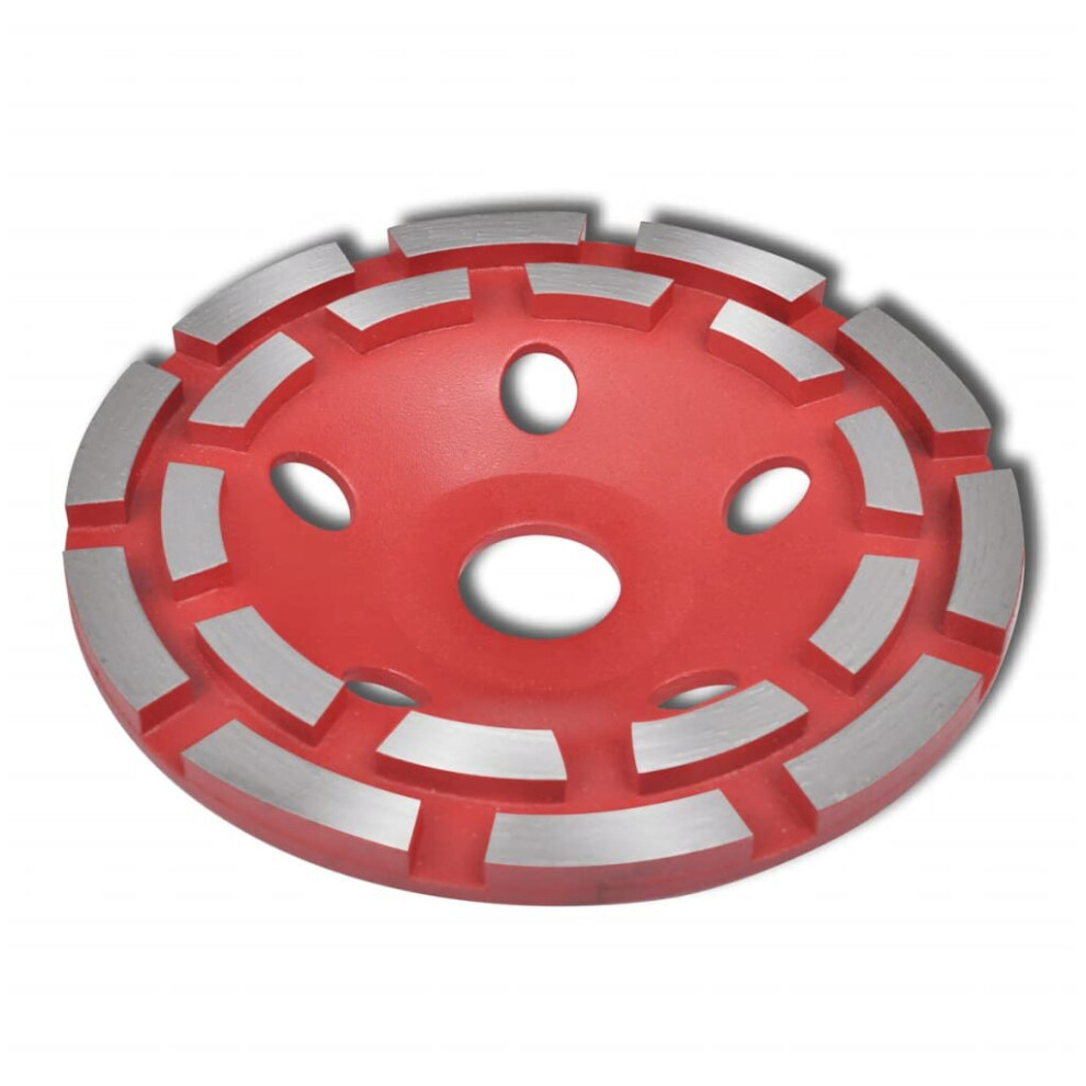 Photos - Bits / Sockets VidaXL Diamond Grinding Cup Wheel Double Row 125mm Concrete Segment Cutter 140620 