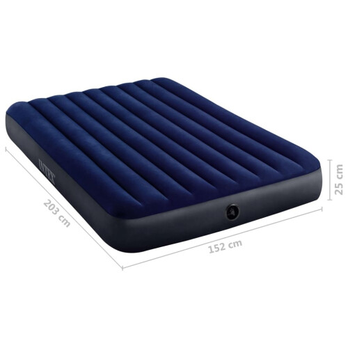 Intex Matelas gonflable 203x152x25 cm avec pompe à piston INTEX 64765 1