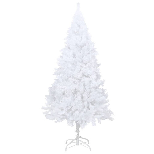 VidaXL vidaXL Artificial Christmas Tree with Thick Branches White 210cm PVC Decor 1