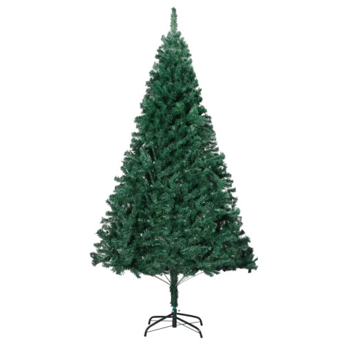 VidaXL vidaXL Artificial Christmas Tree with Thick Branches Green 210cm PVC Decor 2