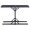 VidaXL vidaXL Gartentisch Schwarz 1105372 cm Glas und Poly Rattan 7