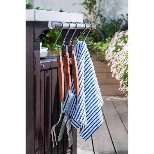 Keter Multifunctional Outdoor Table for BBQ Unity XL Woodlook Garden