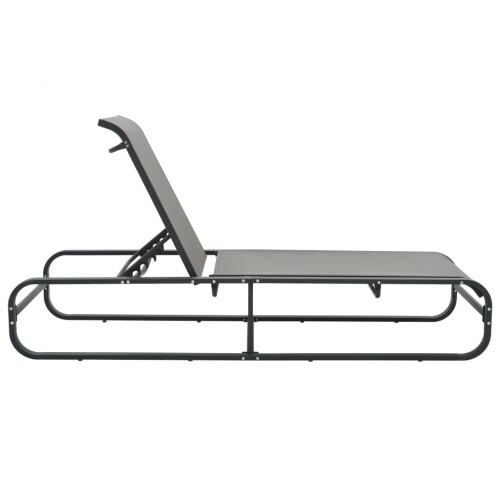 VidaXL vidaXL Sonnenliege Aluminium und Textilene 1