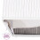 VidaXL vidaXL Bamboo Laundry Basket White 100L Washing Clothes Hamper Storage Bin 14