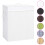 VidaXL vidaXL Bamboo Laundry Basket White 100L Washing Clothes Hamper Storage Bin 10