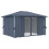 VidaXL vidaXL Pavillon mit Vorhängen 400300 cm Anthrazit Aluminium 3