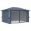 VidaXL vidaXL Pavillon mit Vorhängen 400300 cm Anthrazit Aluminium 4