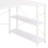 VidaXL vidaXL Computer Desk White L-shaped Office PC Writing Table Work Corner Desk 6