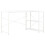 VidaXL vidaXL Computer Desk White L-shaped Office PC Writing Table Work Corner Desk 2