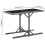 VidaXL vidaXL Gartentisch Anthrazit 110x53x72 cm Glas und Poly Rattan 5