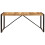 VidaXL vidaXL Solid Rough Mango Wood Dining Table 180cm Unique Home Kitchen Furniture 11