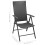 VidaXL vidaXL 2x Stackable Garden Chairs Poly Rattan Black Folding Outdoor Terrace 4