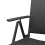 VidaXL vidaXL 2x Stackable Garden Chairs Poly Rattan Black Folding Outdoor Terrace 6
