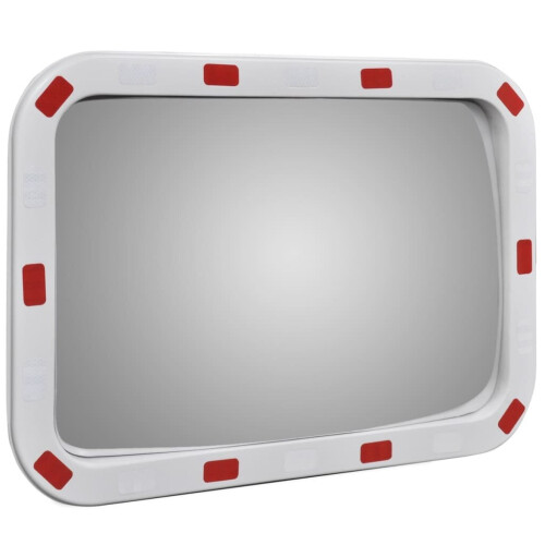 VidaXL vidaXL Convex Traffic Mirror Rectangle 40x60cm with Reflectors Road Security 2