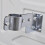VidaXL vidaXL Convex Traffic Mirror Rectangle 40x60cm with Reflectors Road Security 4
