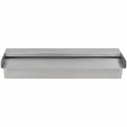 VidaXL vidaXL Rectangular Waterfall Pool Fountain Stainless Steel 45cm Pond Cascade 2