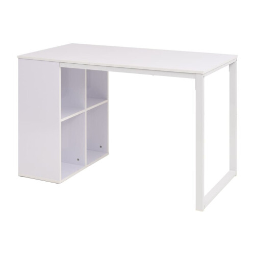 VidaXL vidaXL Writing Desk White Home Office Computer Study Work Table Furniture 2