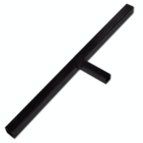 vidaXL Ground Drill with Handle Auger Bit 120mm 2 Spirals Steel Black Digger 1