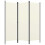 VidaXL vidaXL 3-Panel Room Divider Wall Partition Screen Room Separator White 150cm 7