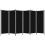 VidaXL vidaXL 6-Panel Room Divider Black 300x180 cm Wall Partition Screen Separator 3