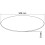 VidaXL vidaXL Table Top Tempered Glass Round 500mm Sturdy Replacement Protector Cover 4