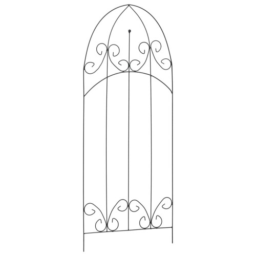 VidaXL vidaXL Rankgitter 3 Stk. Schwarz 40100 cm Eisen 2