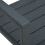 VidaXL vidaXL Gartenbank 120 cm HDPE Grau Holz-Optik 5