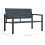 VidaXL vidaXL Gartenbank 120 cm HDPE Grau Holz-Optik 6