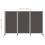 VidaXL vidaXL 3-Panel Room Divider Anthracite 260x180 cm Partition Screen Separator 5